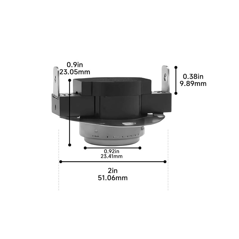 MZCTD L150-40F Auto Reset Furnace Limit Switch, Compatible with York, Compatible with Coleman, Also Compatible with Nordyne, Miller, Intertherm, Replaces 024-35596-000, S1-7142-3091, 626338 - Image 2